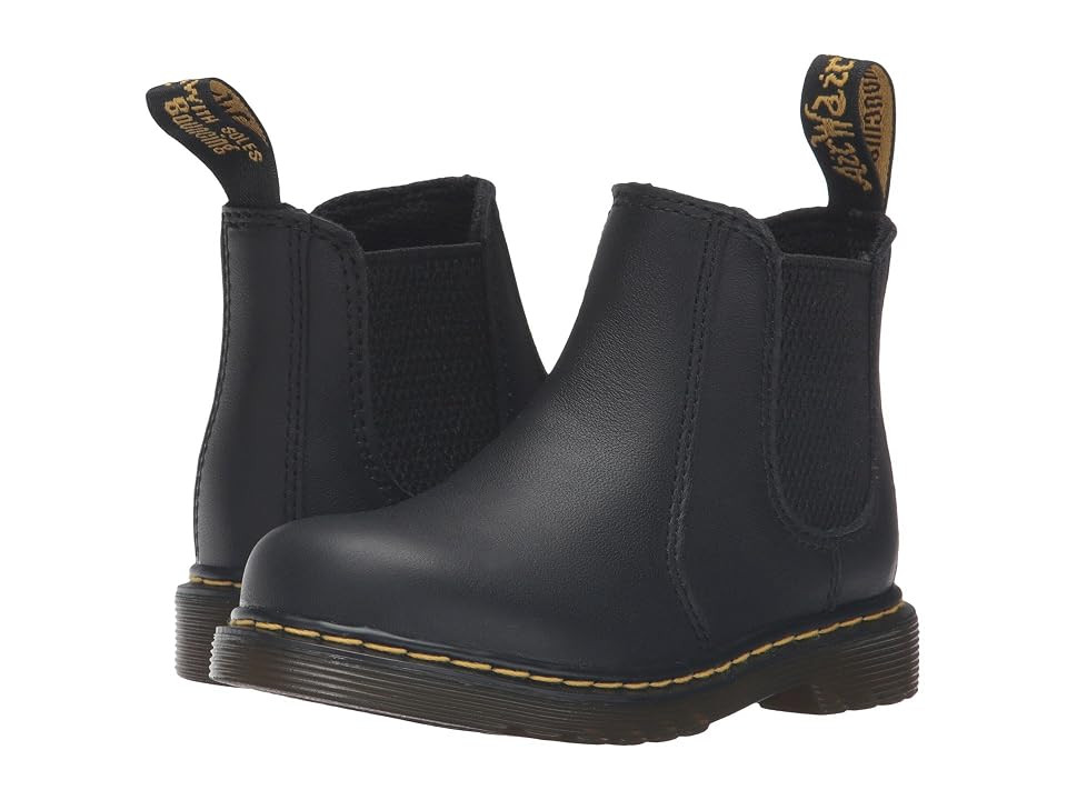 Dr. Martens Kid's Collection 2976 Toddler Chelsea Boot (Toddler) Kids Shoes Black : 4 UK (US 5 Toddler) M, Full Grain leather | Zappos