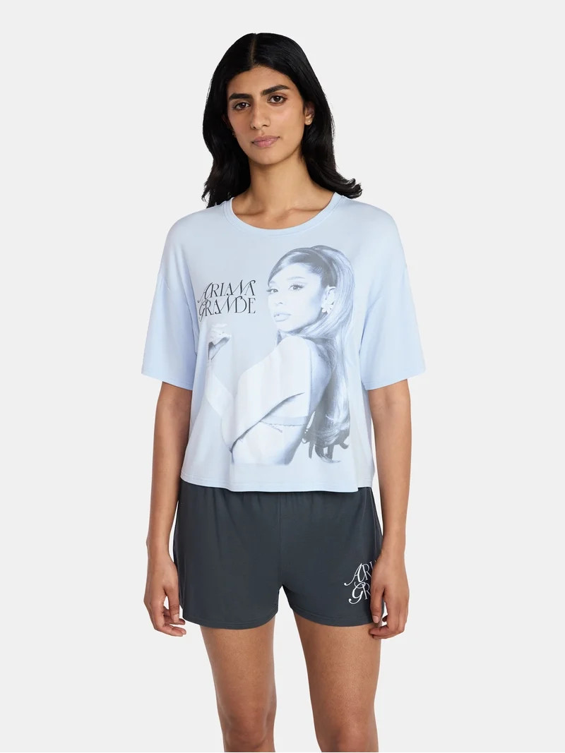 Ariana Grande Women's Pajama Set, 2-Piece, Sizes XS-3X | Walmart (US)