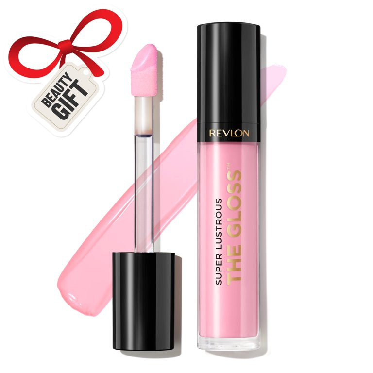 Revlon Super Lustrous Moisturizing Lip Gloss, Stocking Stuffers for Women, Pink Sky, 0.13 oz - Wa... | Walmart (US)