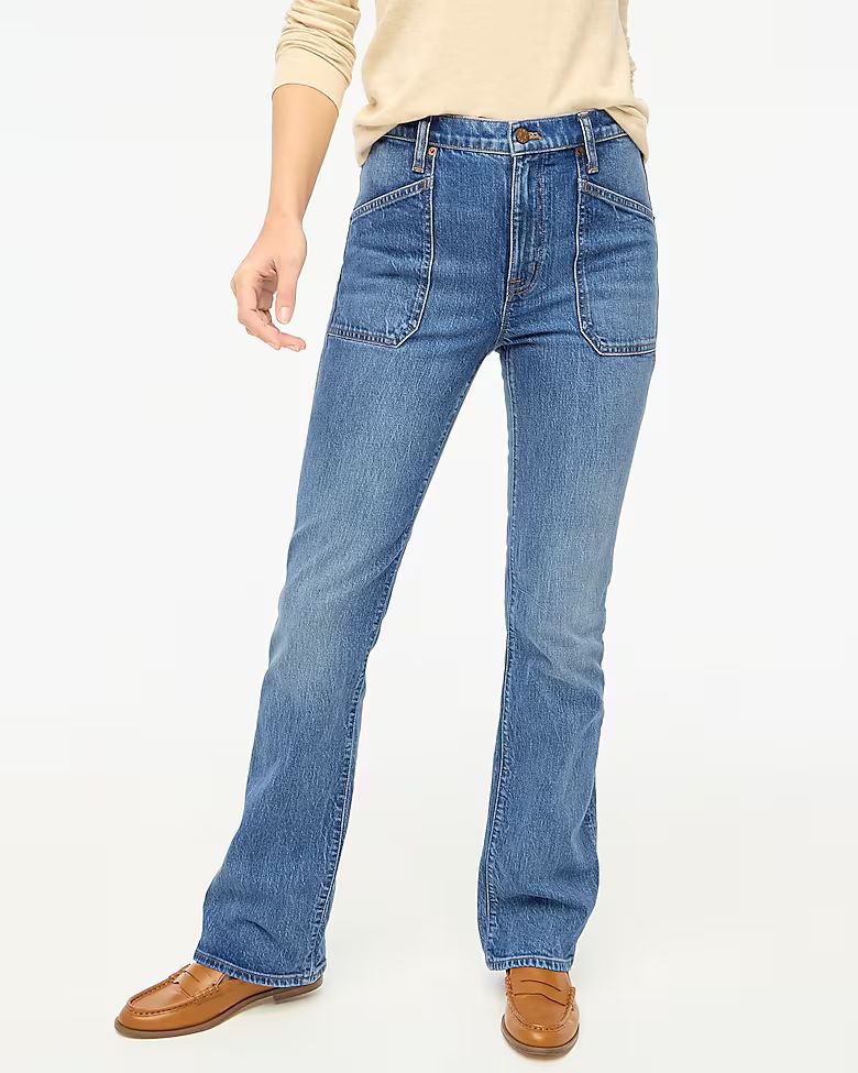 Bootcut utility jean in all-day stretch | J.Crew Factory