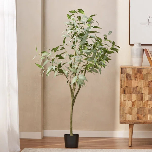 Faux Eucalyptus Tree in Pot | Wayfair North America