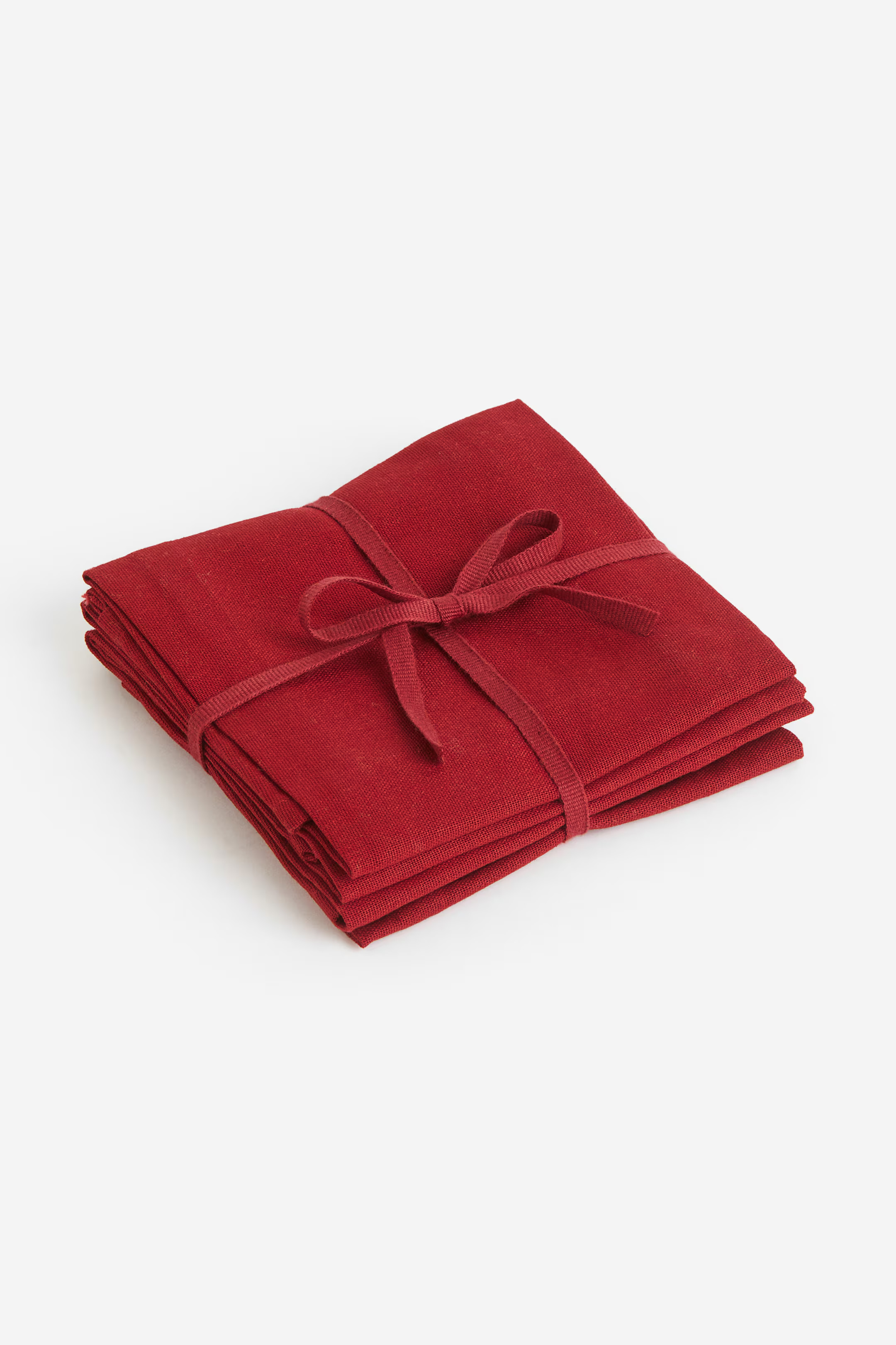 4-Pack Cotton Napkins | H&M (US + CA)