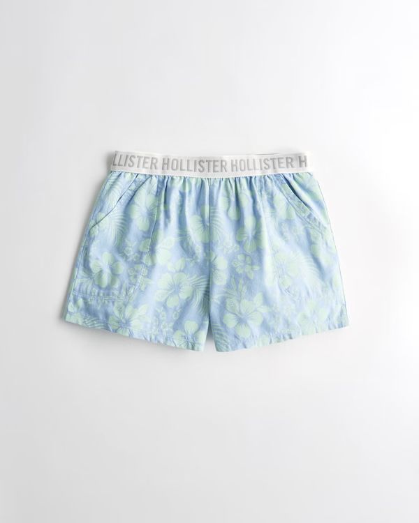 Women's Flannel Pattern Boxer Short | Women's Bottoms | HollisterCo.com | Hollister (US)