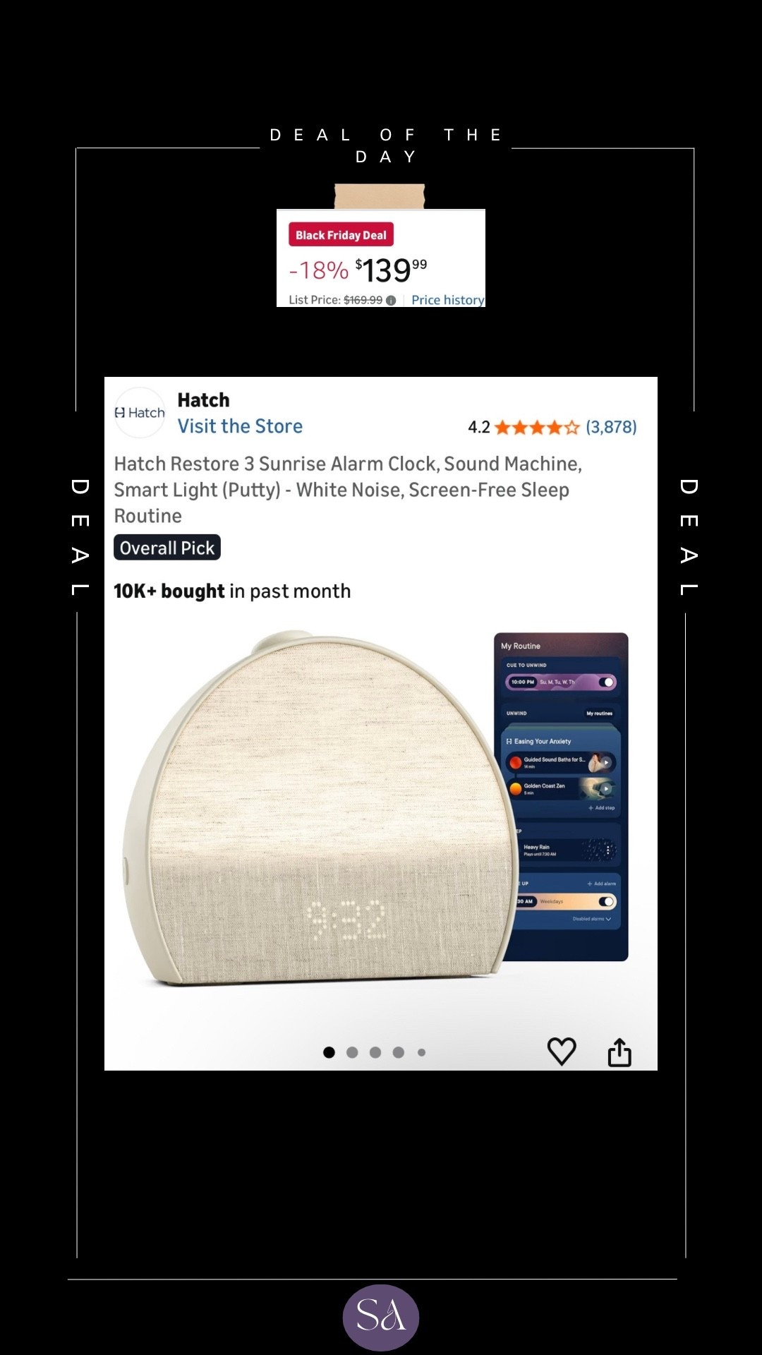 Hatch Alarm Clock 18% Off!

#LTKselfcare #LTKSaleAlert #LTKmorningroutine