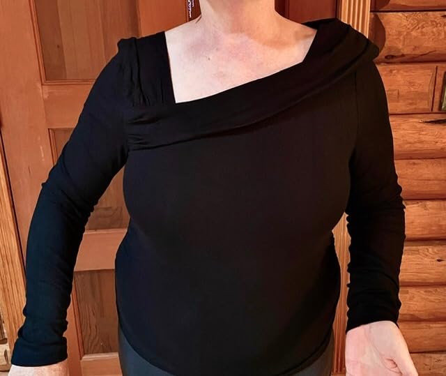 ANRABESS Womens One Off Shoulder Shirts Long Sleeve Going Out Crop Tops Ruched Tight Casual Blous... | Amazon (US)