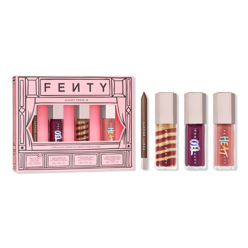 FENTY BEAUTY by Rihanna Glossy Posse IX 4-Piece Lip Makeup Gift Set | Ulta