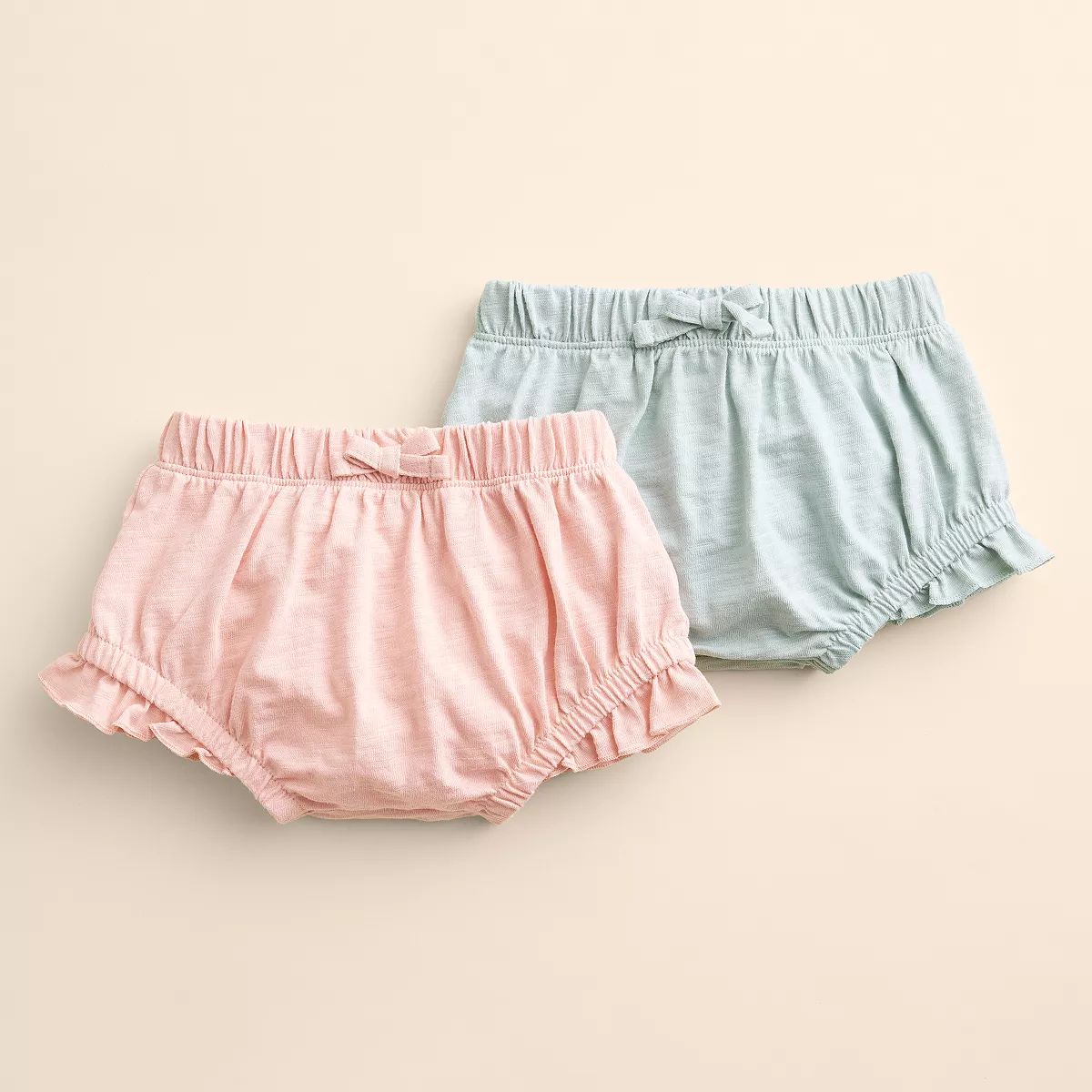 Baby Girl Little Co. by Lauren Conrad 2-Pack Ruffle Organic Bloomers | Kohl's