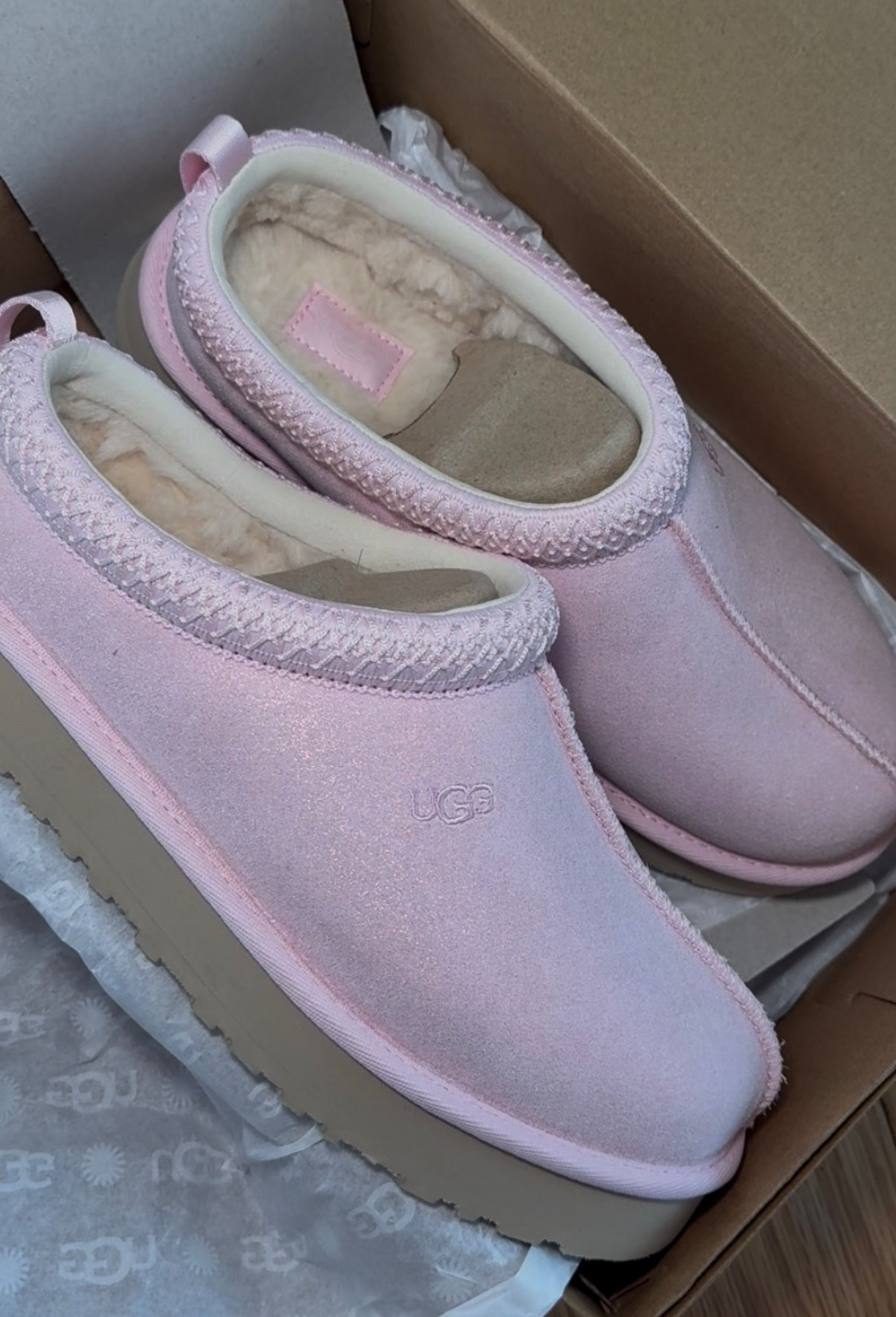Pink Sparkly Ugg Slippers 💖

#LTKValentine