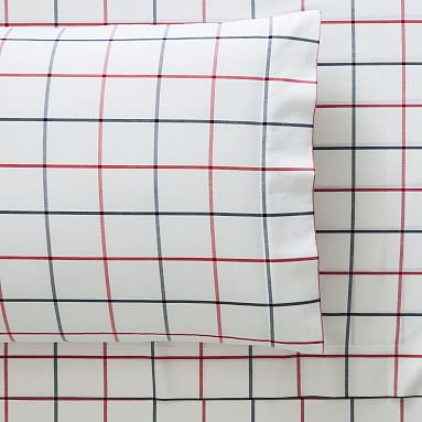 Boxter Plaid Sheet Set | Pottery Barn Teen