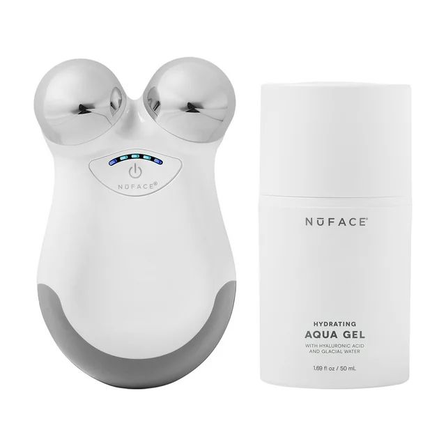 NuFACE Mini Facial Toning Device - Starter Kit with Hydrating Aqua Gel | Walmart (US)