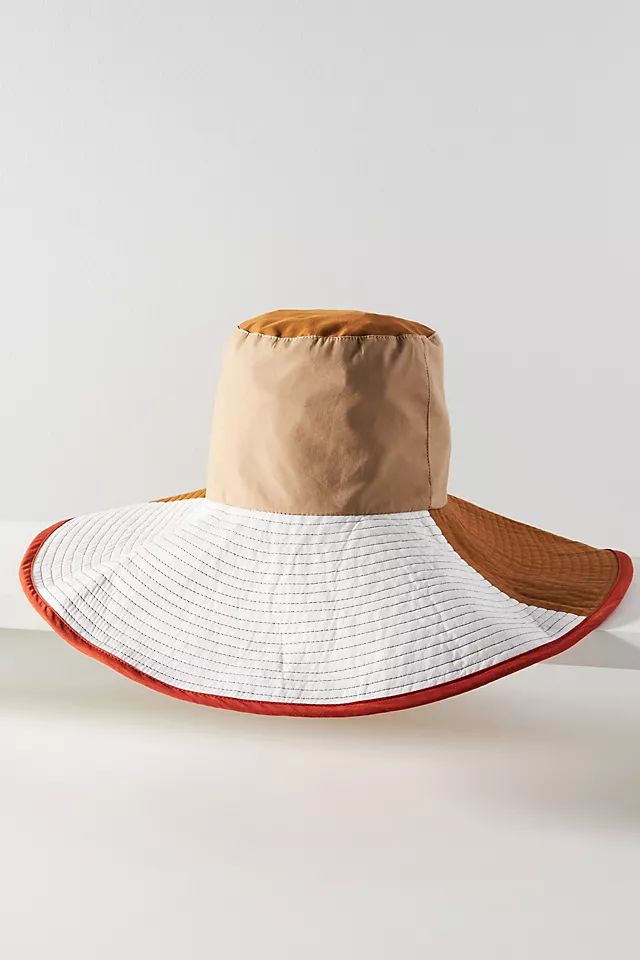 Brixton Colorblock Long-Brim Bucket Hat | Anthropologie (US)