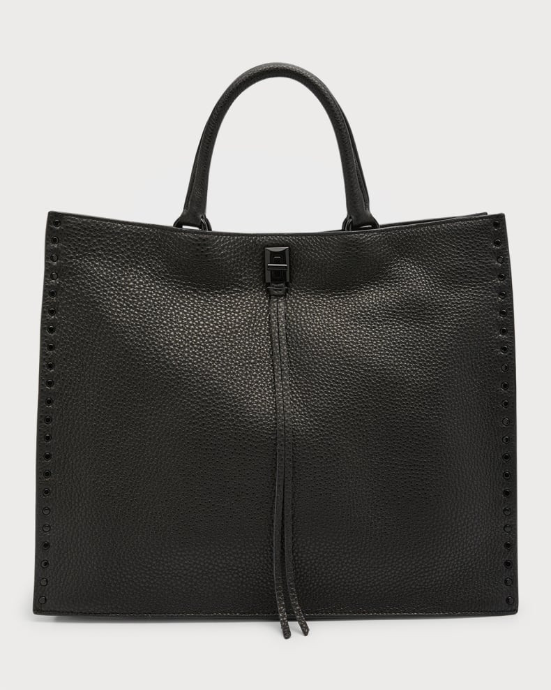 Rebecca Minkoff Darren Studded Leather Box Tote Bag | Neiman Marcus
