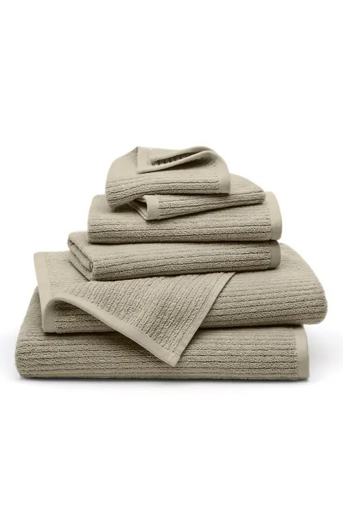 Boll & Branch Spa 6-Piece Organic Cotton Bath Towel Set in Oak at Nordstrom | Nordstrom