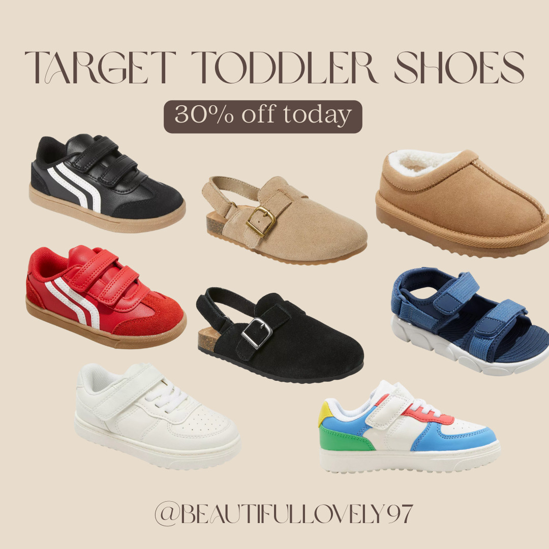 Toddler back-to-school fall shoes on sale today at Target! 30% off today only 

 #LTKSaleAlert #LTKShoeCrush #LTKKids