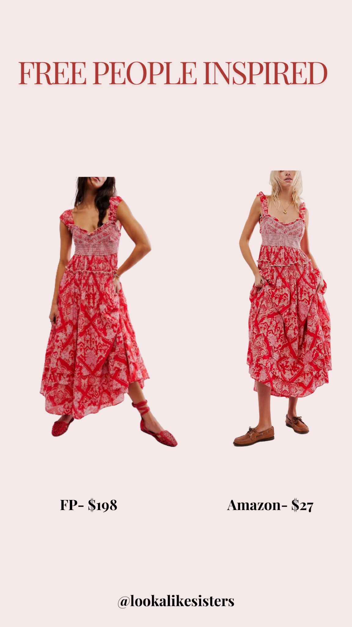 Free people look alike summer dress for more than $100 less on Amazon! 

#LTKTravel #LTKFindsUnder50

#LTKSeasonal