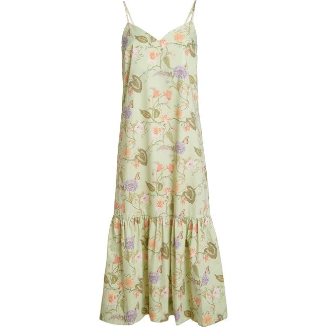 Elissa Dress, Green Vine | Maisonette