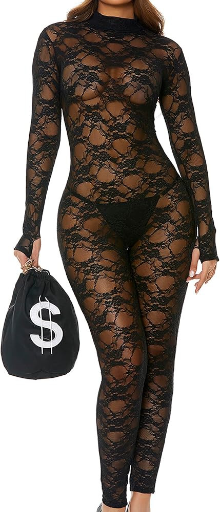 Forplay womens About My Money Sexy Cat Burglar Costume | Amazon (US)