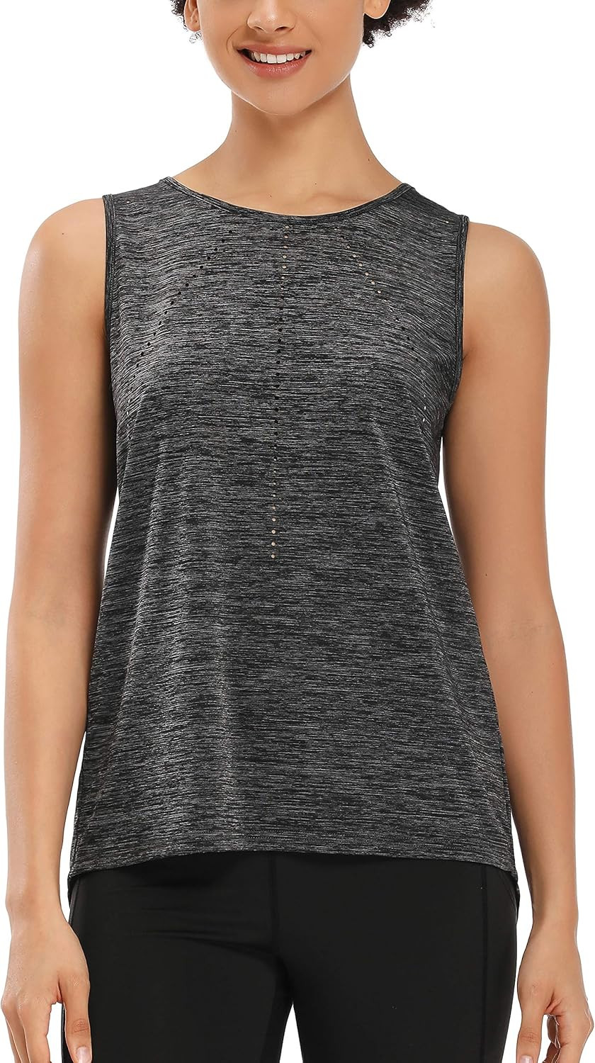 VASNGU Workout Tops for Women Yoga Tops for Women Workout Tank Tops Gym Athletic Running Hiking F... | Amazon (US)