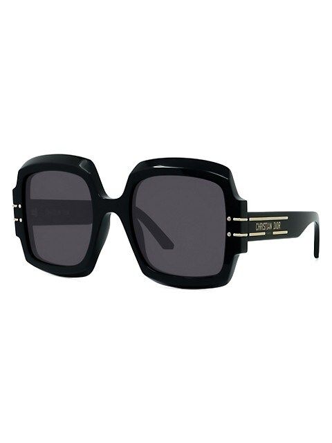 Diorsignature 55MM Square Sunglasses | Saks Fifth Avenue