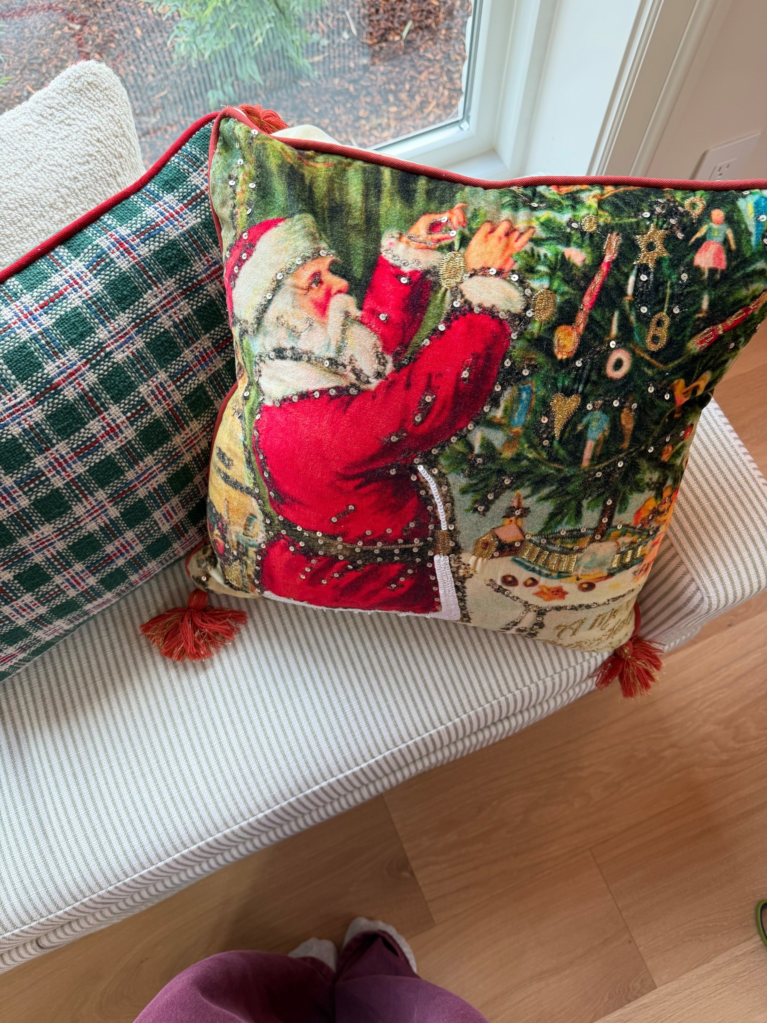 My favorite pillow of the season 🎅🏼🎄

#LTKHoliday #LTKSeasonal #LTKHome