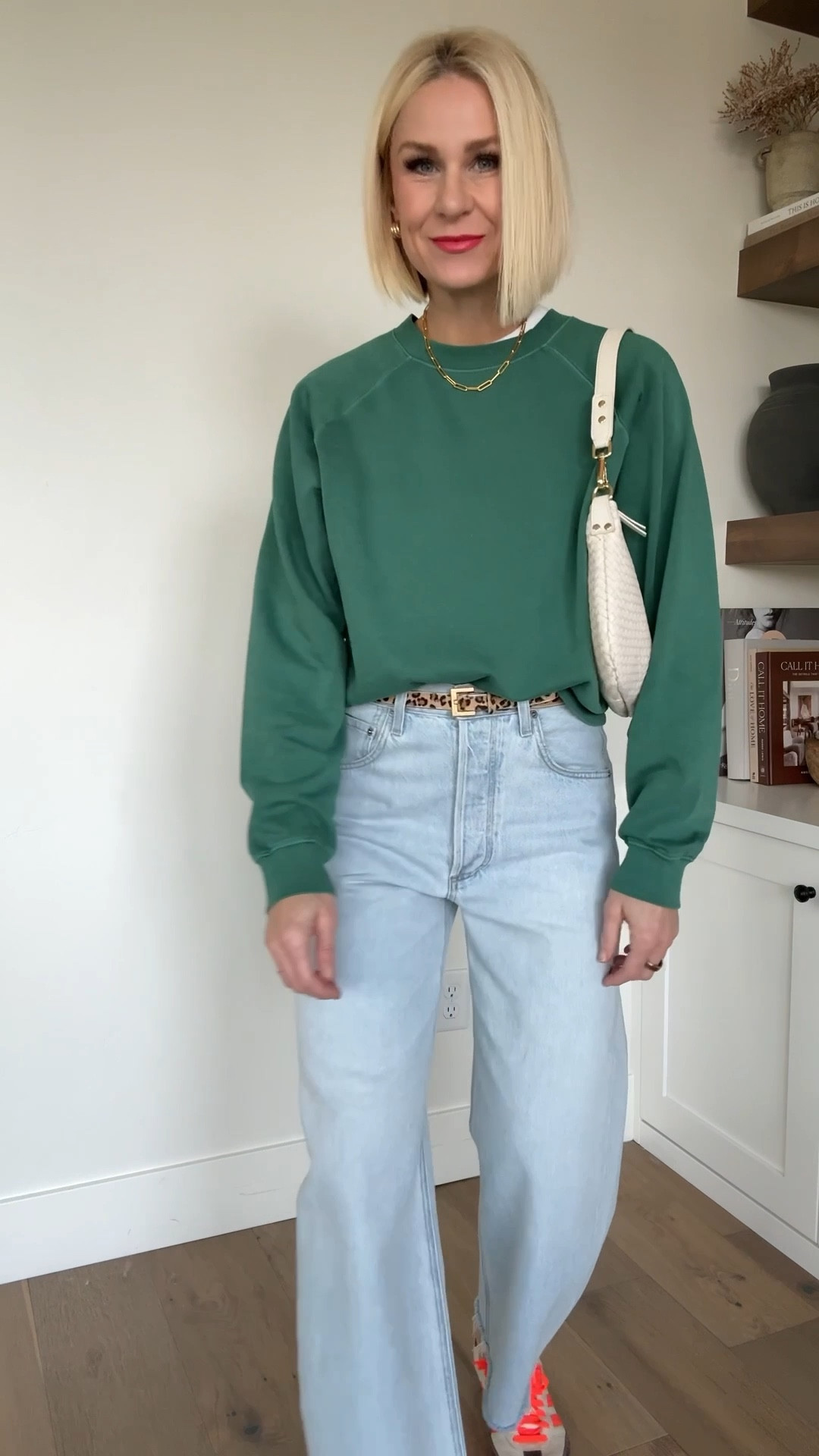 Always a favorite color combo! 
Pullover sweatshirt & jeans on major sale!
I sized down in jeans, wearing a 26 
sweatshirt fits tts, wearing a medium 
go down 1/2 size in adidas sneakers 

#LTKgrwm #LTKSaleAlert #LTKOver40