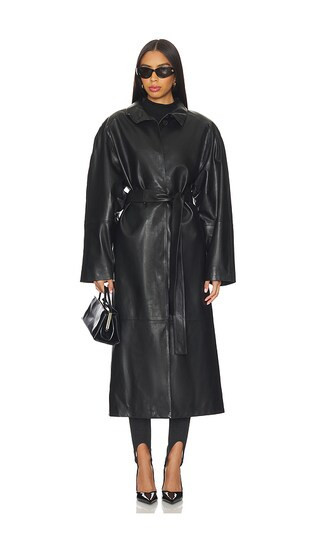 LAMARQUE Alexandra Coat in Black. - size S | Revolve Clothing (Global)