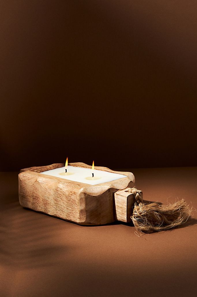 Driftwood Tray Candle | Anthropologie (US)