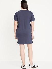 Crew-Neck Mini T-Shirt Dress | Old Navy (US)