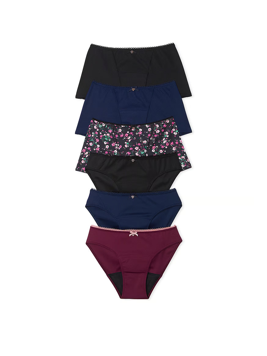 6-Pack Mixed Silhouette Smooth Period Panties | Victoria's Secret (US / CA )