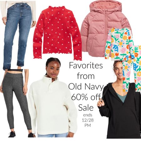 Favorites from the 60% off old navy sale! Ends tonight! 12/28 

#LTKfindsunder50 #LTKsalealert