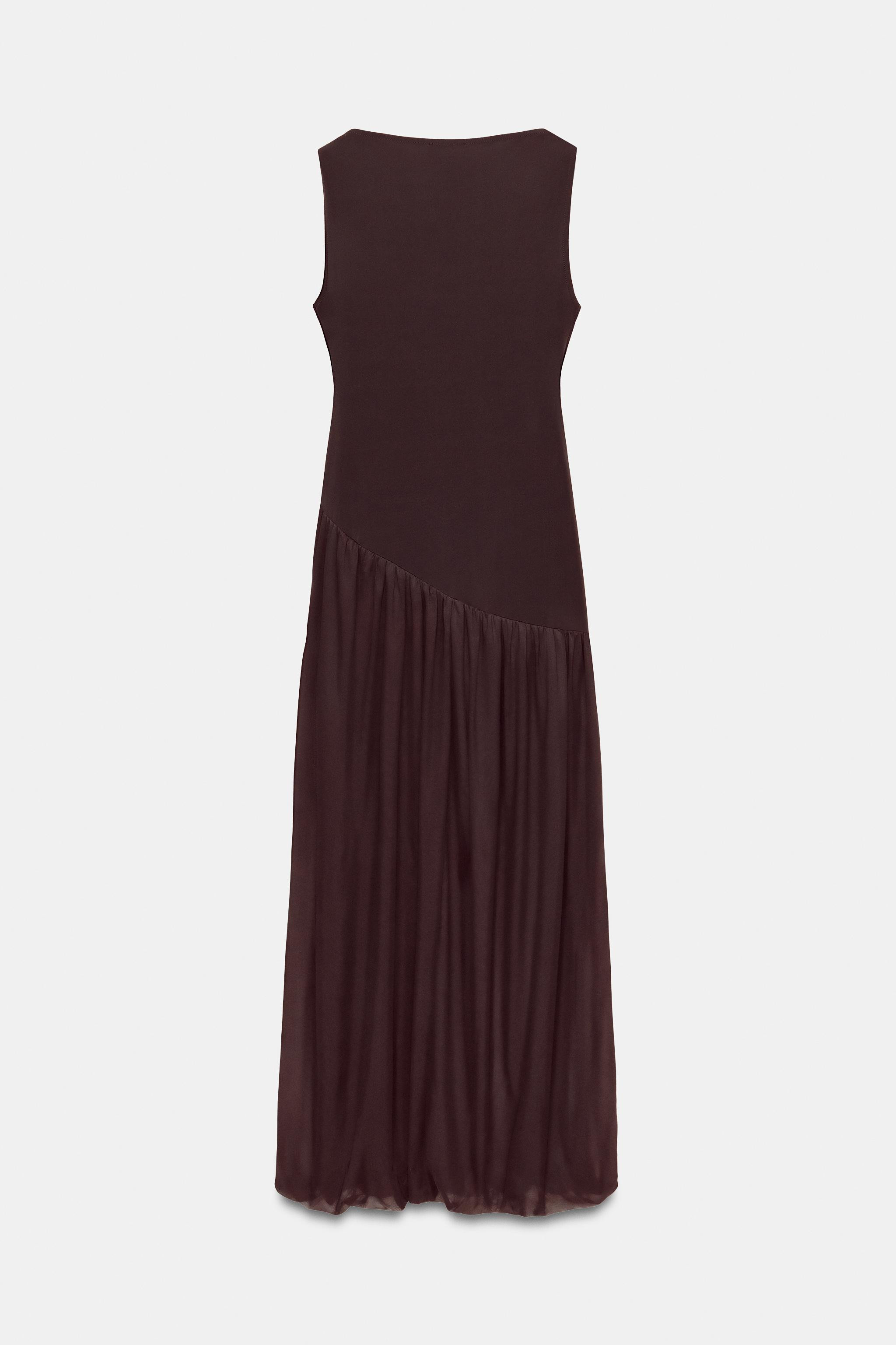 LONG TULLE COMBINED DRESS | Zara DE