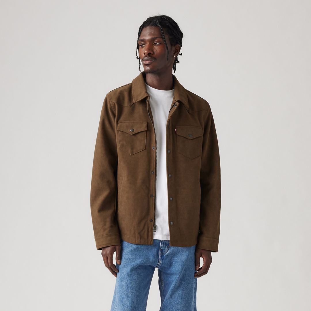 Levi's Faux Suede Western Shacket - Men's M | Levi's US