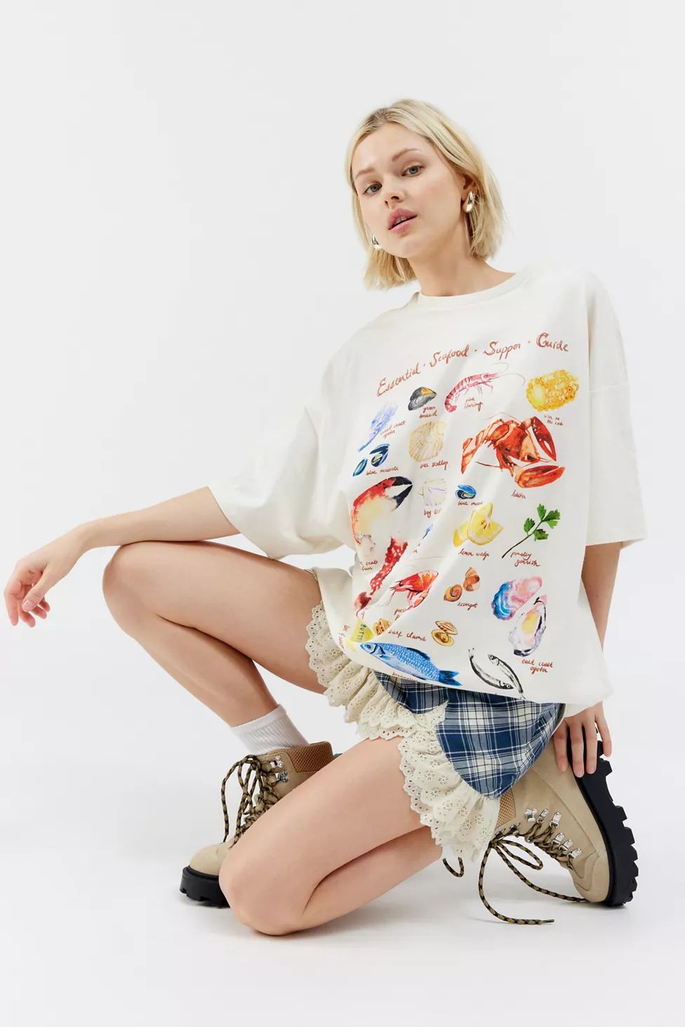 BDG Seafood Guide T-Shirt Dress | Urban Outfitters (US and RoW)