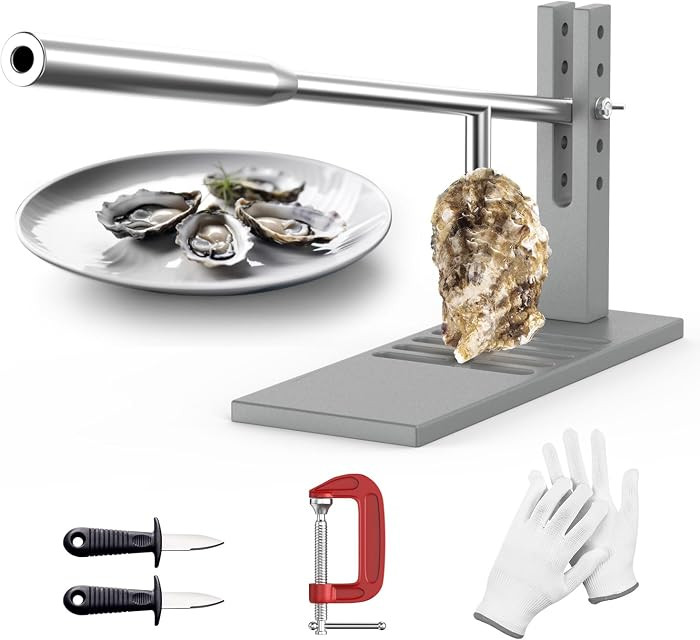 Stainless Steel Oyster Shucker Tool,Portable Oyster Shucking Knife,Easy to Use Oyster Knife,Oyste... | Amazon (US)