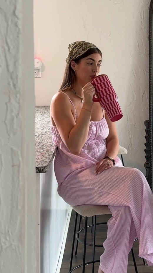 Two piece set, Amazon outfit, pink two piece outfit, bandana 

#LTKdayinmylife #LTKmomlife #LTKootd