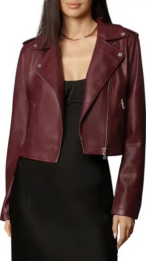 Avec Les Filles Faux-Ever Leather™ Essential Biker Jacket | Nordstrom | Nordstrom
