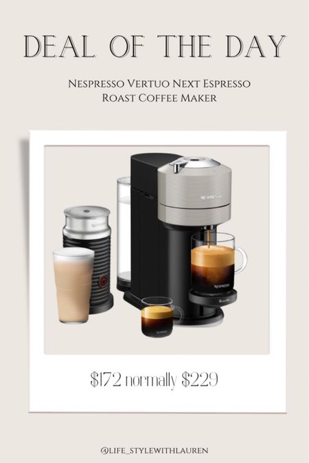 Nespresso Vertuo Next Expresso Coffee Maker from Target is on sale for $172! 


coffee maker, Nespresso, coffee 

#LTKHome #LTKGiftGuide #LTKSaleAlert