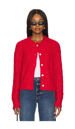 Amelie Sweater in Scarlet | Revolve Clothing (Global)