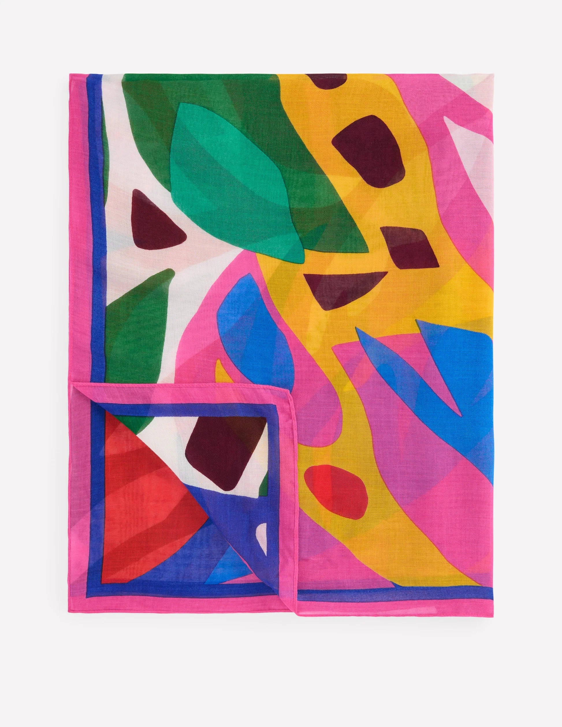 Printed Sarong Scarf-Multi, Leafy Cascade | Boden (US)