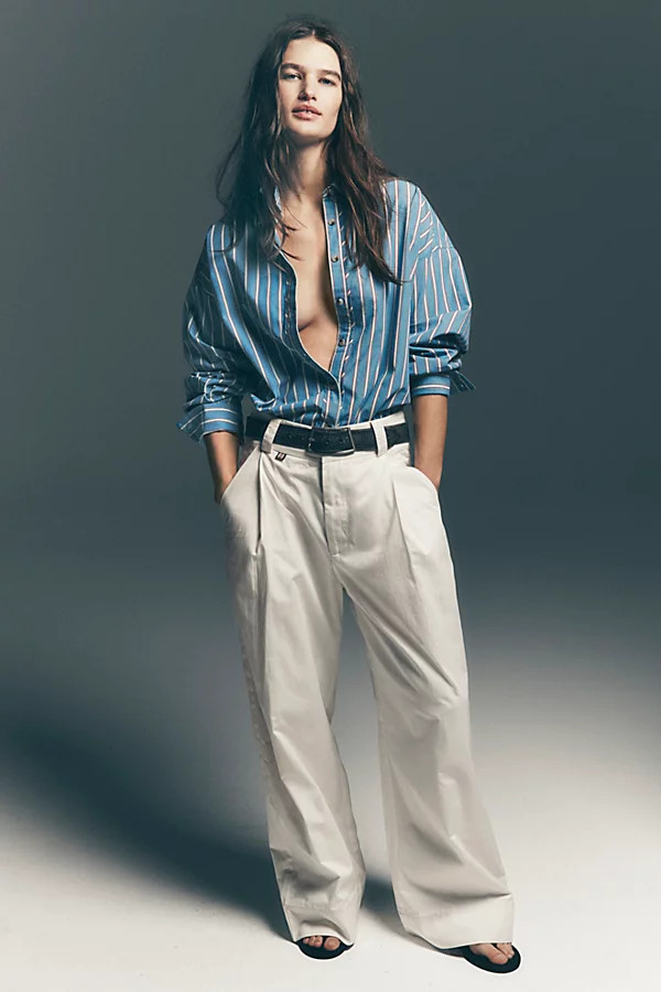 Buckle Back Trousers | Free People (Global - UK&FR Excluded)