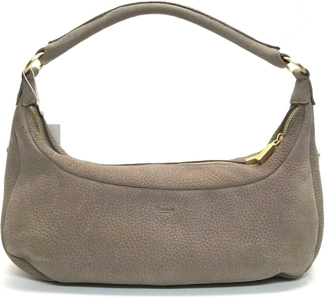 Hammitt Becker Medium Leather Shoulder Bag Grey Natural | Amazon (US)