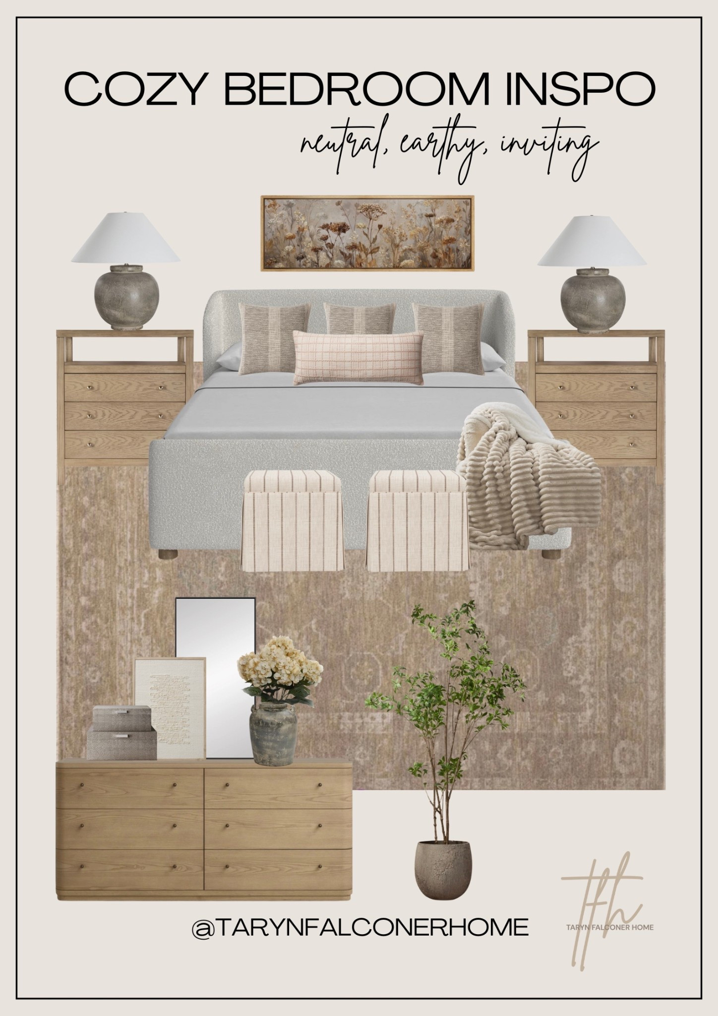 Cozy bedroom inspo🫶🏼

#bedroom #cozybedroom #neutralbedroom #bed #rug #nightstand #dresser #tablelamp #decor

#LTKHome