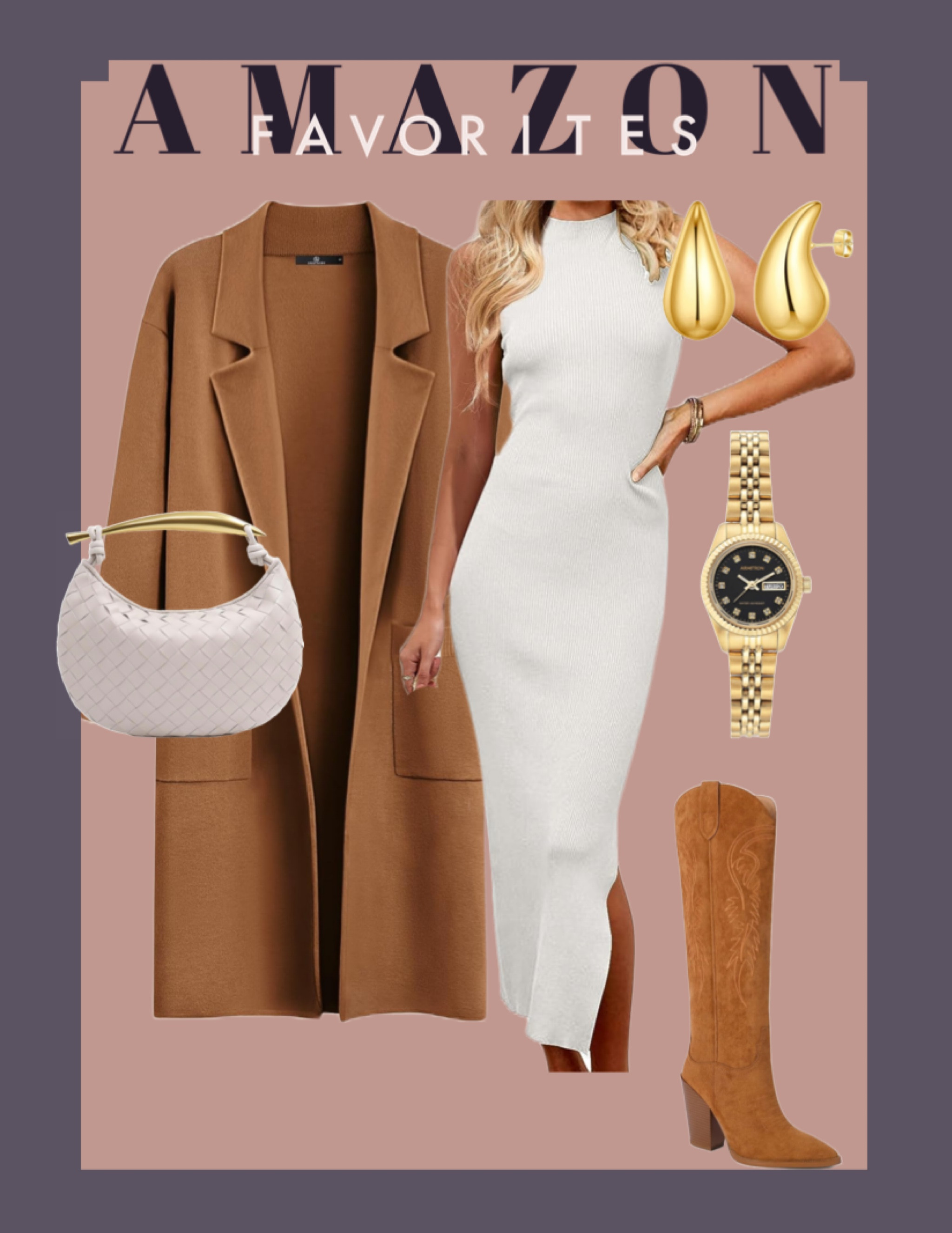 Amazon Fall Favorites 


Luxury for less, affordable luxury, workwear, it girl, old money, fall outfit, Amazon fashion, classic style, elevated style, sophisticated style, Sardine Intrecciato, Bottega Veneta, Celine, boots, suede boots, sweater dress, fall fashion, neutrals, overcoat, coatigan, work outfit, maternity 

#LTKSeasonal #LTKstyletip #LTKfindsunder100