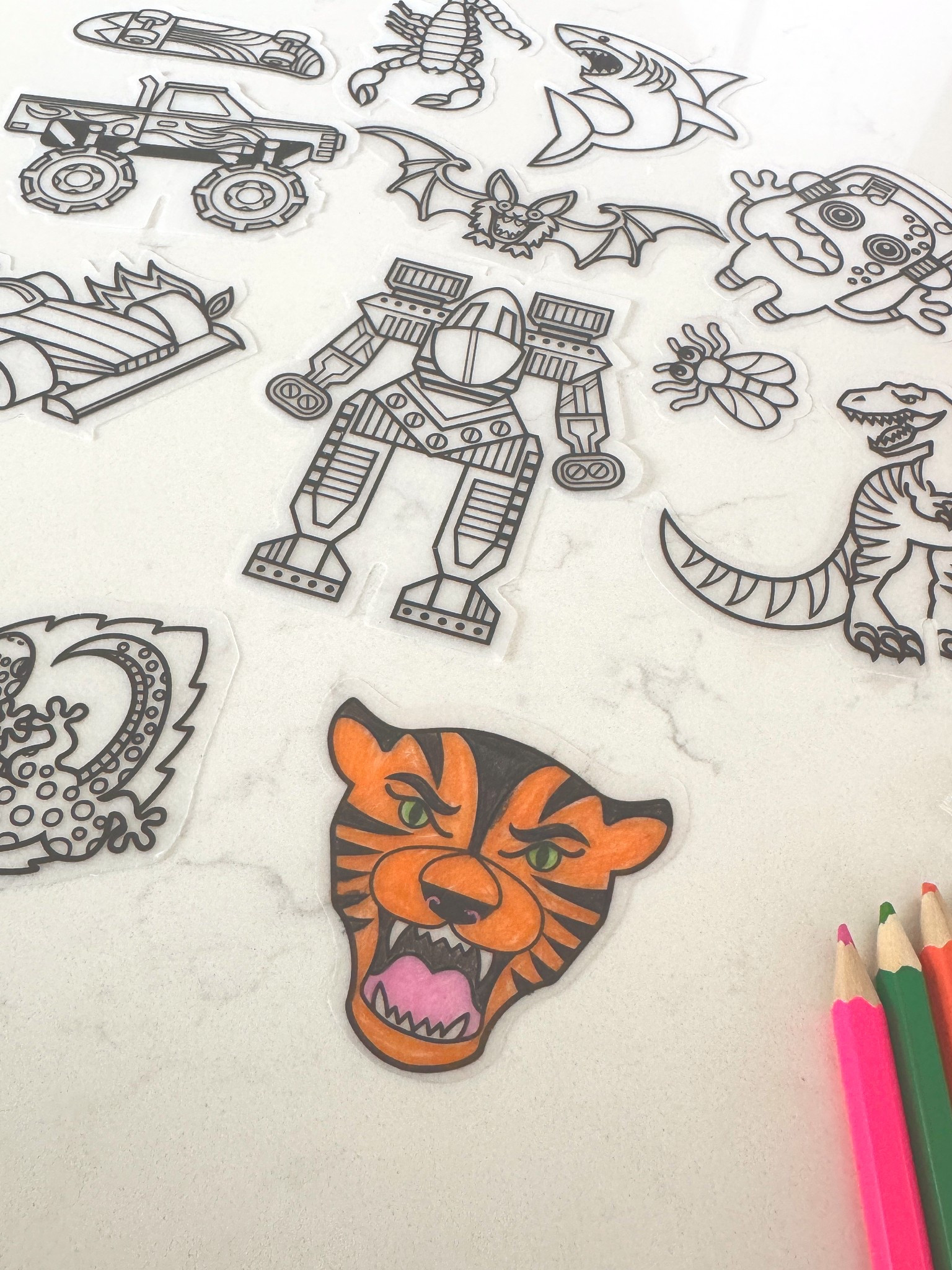 We’ve been on a shrinky dink kick lately and these were so easy to color on with the colored pencils included. There was a themed character for everyone in this box!

#LTKKids #LTKFamily #LTKSummerEdit