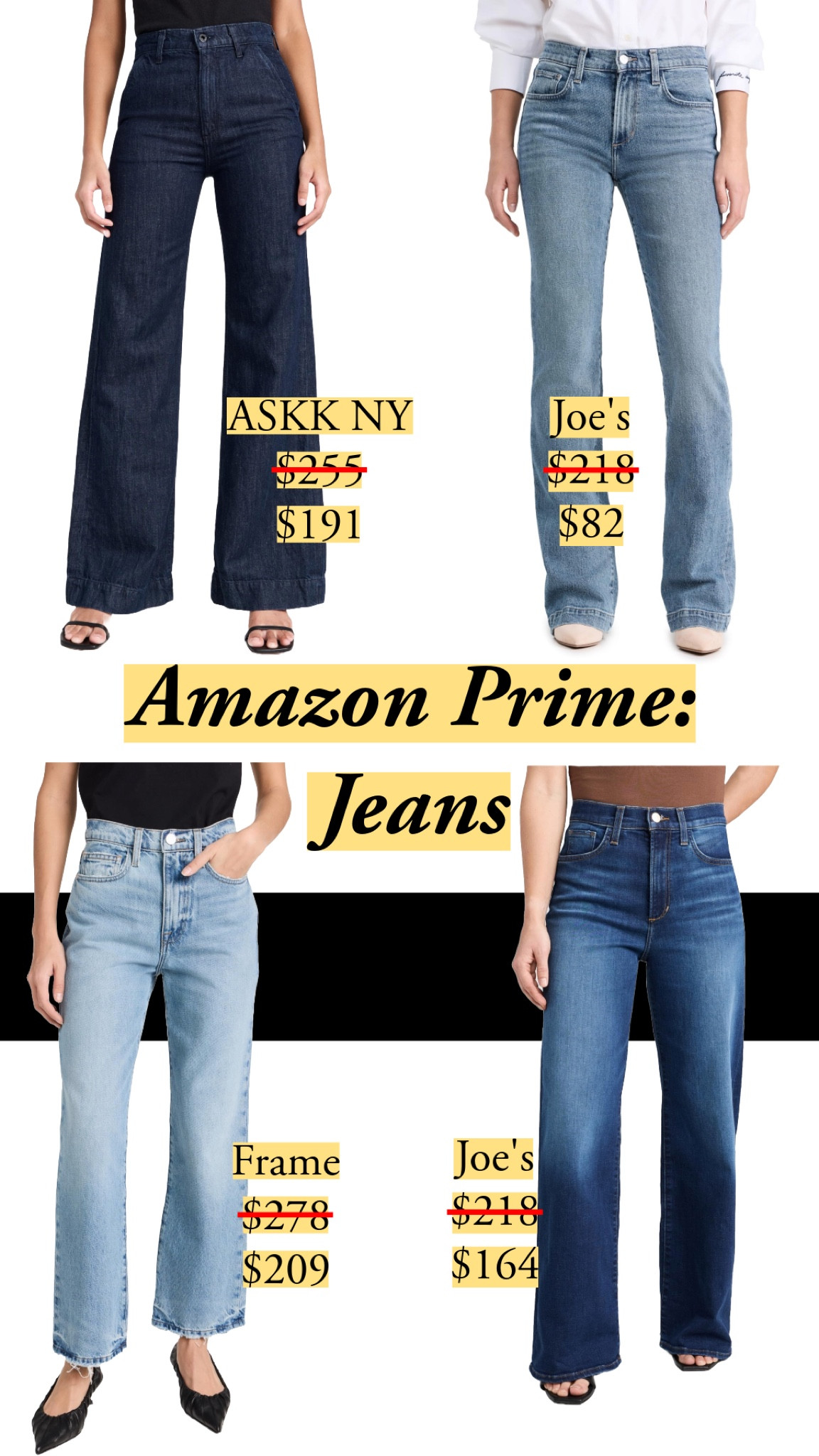 If you’re like most people, you missed out on the jeans at Nordstrom’s. Amazon might make it up to you. I found really great styles right here!

#LTKWorkwear #LTKFindsUnder100 #LTKSaleAlert