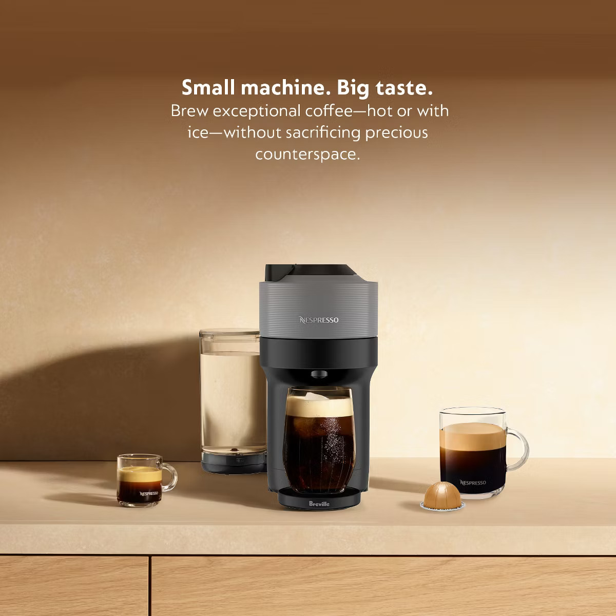 Nespresso Vertuo Pop+ Combination Espresso and Coffee Maker with Milk Frother | Target