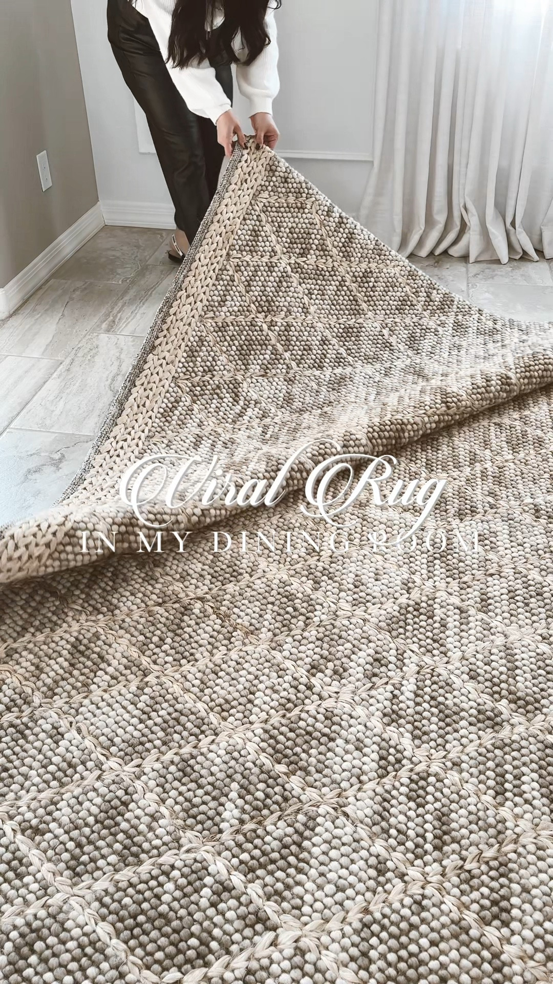 My Viral Dining Room Rug Size: 9x12 🤎 Dining Table Color: Seadrift.
.
.
.
Dining Room Table - Dining Room Design - Dining Room Decor - Dining Room Mirror - Antique Mirror - Light Wood Dining Table - Modern Neutral Dining Room 

#LTKHome #LTKSaleAlert #LTKStyleTip