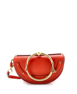 Pre-Owned ChloeMini Nile Crossbody Bag Leather | Macy's