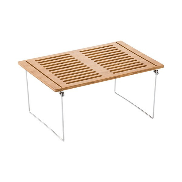 Medium Bamboo Stackable Shelf | The Container Store