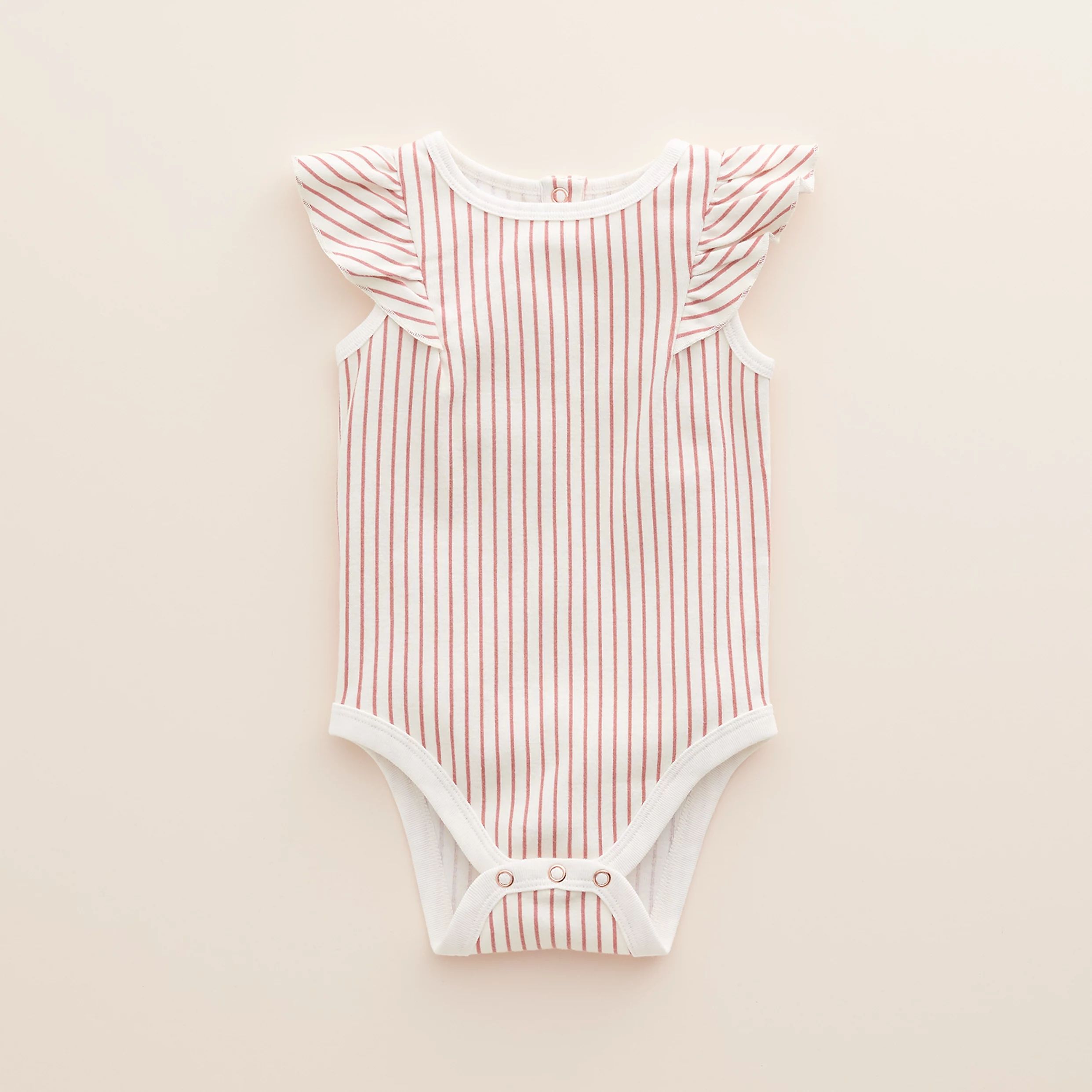 Baby Girl Little Co. by Lauren Conrad Organic Ruffle Sleeve Bodysuit | Kohl's
